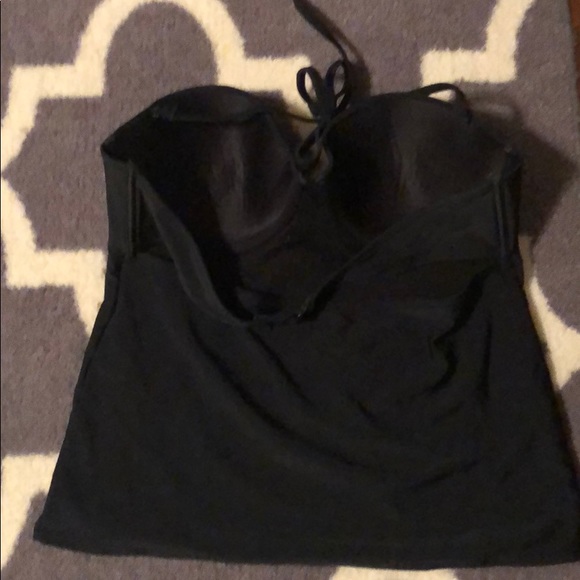 Size L and Size XL black tankini top - Picture 2 of 8